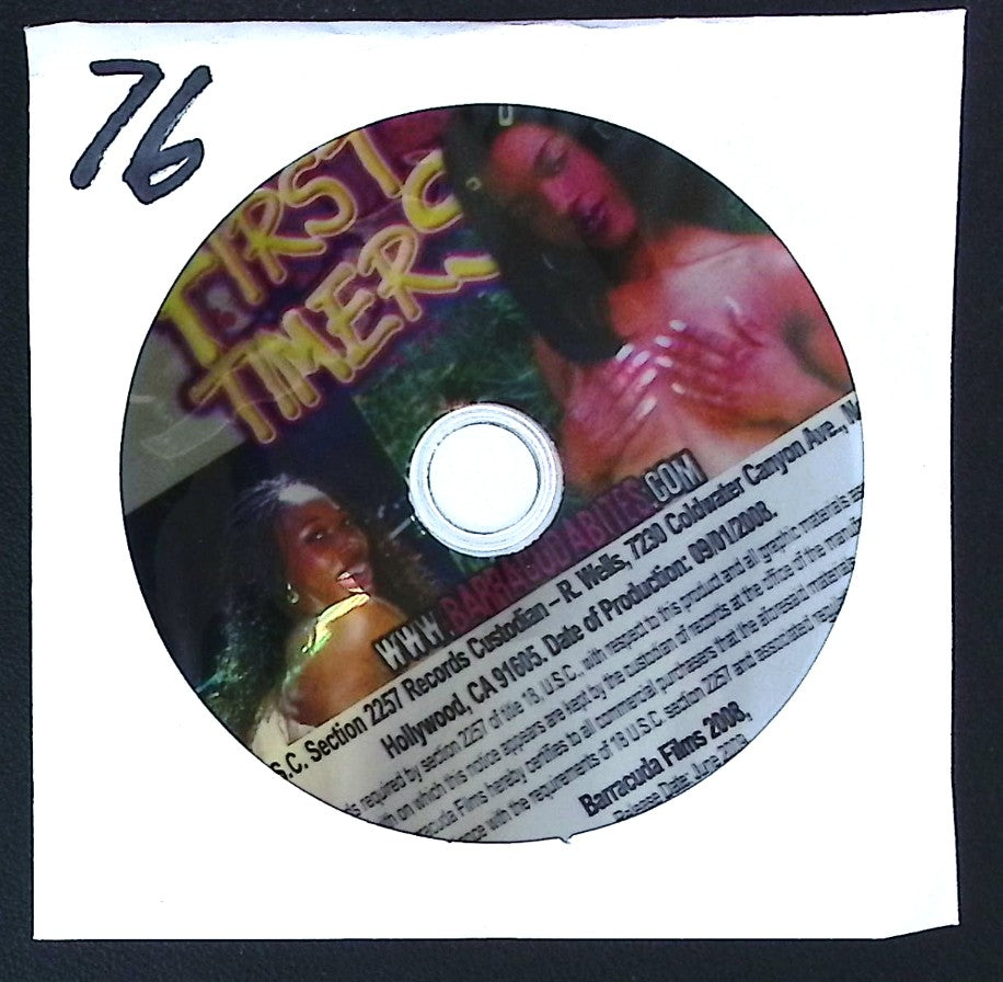 First Timers  - No Case or Cover Art - Adult DVD Barracuda Bites 081425ADVD-B
