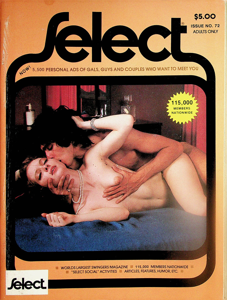 Select Contact Magazine  Ads, Social Activities, Articles, Features , Humor  #72  1981  051424lm-p