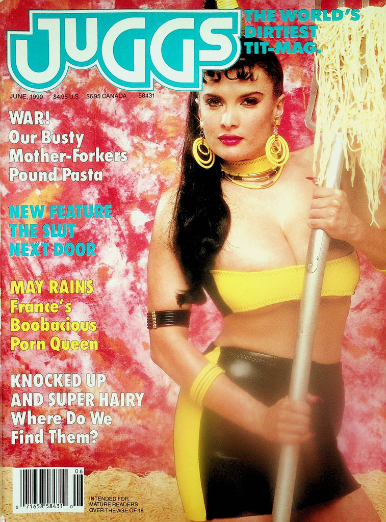 Juggs Busty Magazine  Cover Girl Mariella  June 1990  102425lm-p