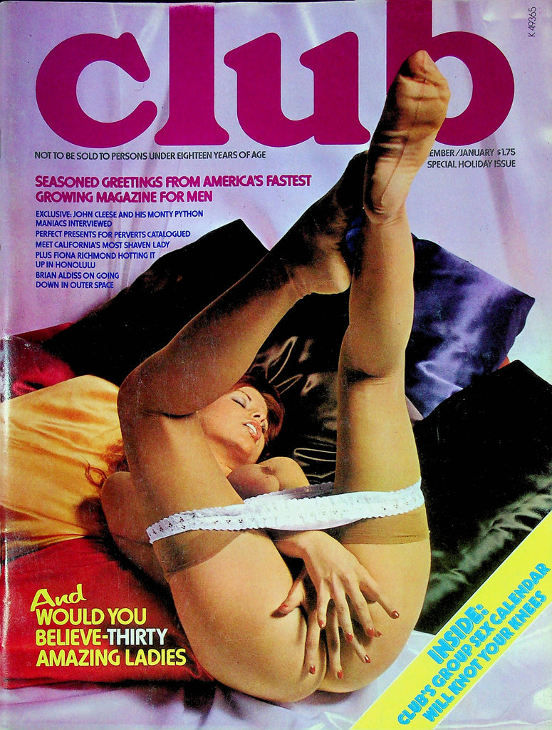 Club Magazine John Cleese Interview December/January Holiday Issue 1975 093024RP
