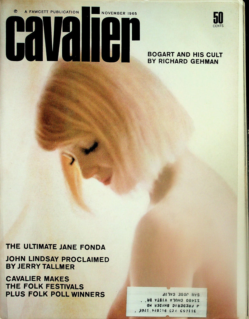 Cavalier Magazine The Ultimate Jane Fonda / Bogart And His Cult  November 1965    111625lm-p