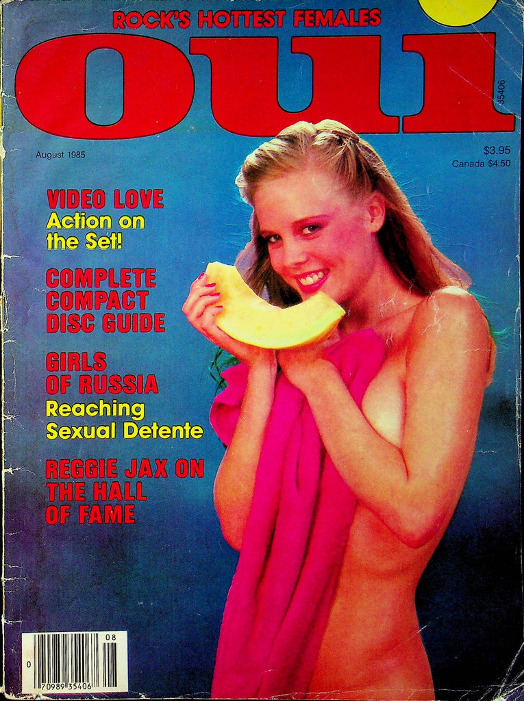 OUI Magazine Reggie Jackson & Girls Of Russia August 1985 050923RP