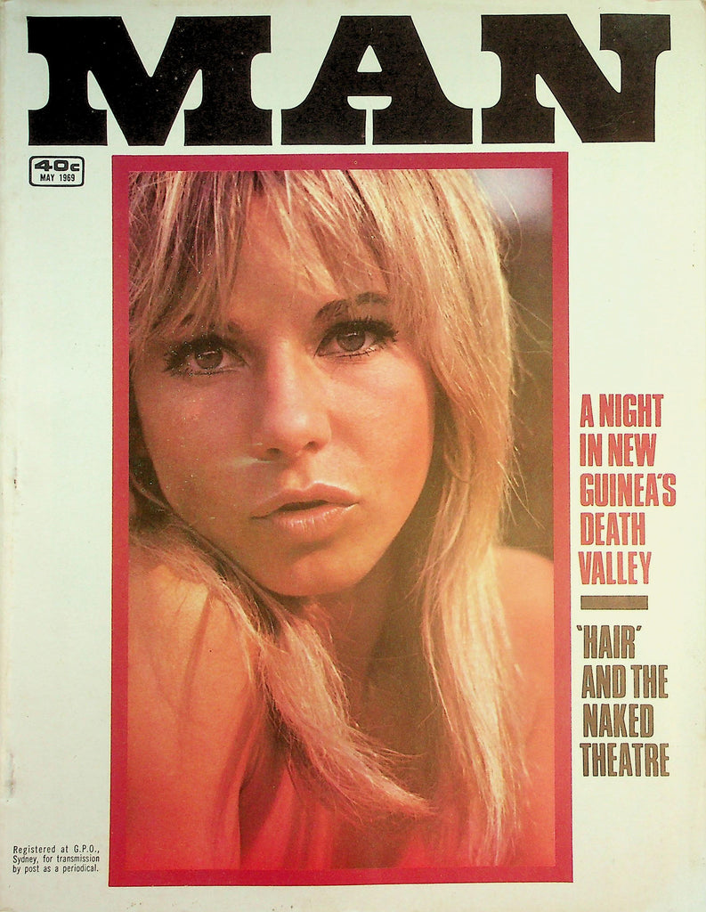 Man Magazine  'Hari' And The Naked Theatre /  Girl Of The Month Christa  May 1969   011926lmp