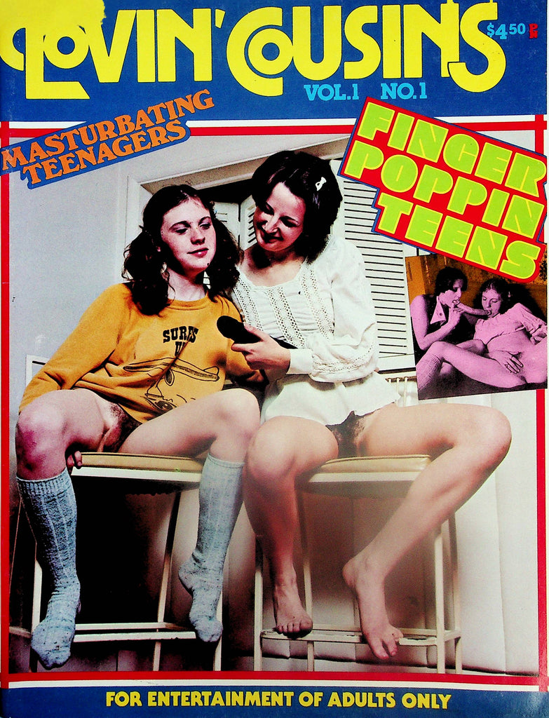 18+ Loving Cousins Lesbian Magazine  Masturbating Teens  vol.1 #1 1976  042125lm-p