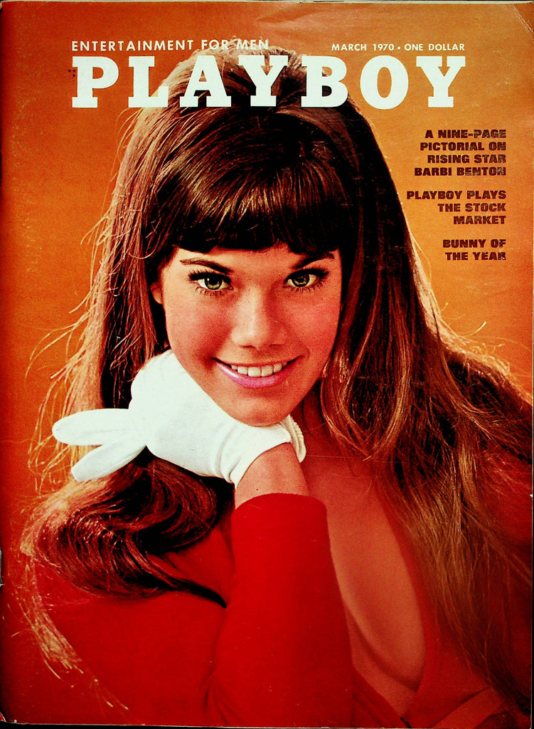Playboy Vintage Magazine  Barbi Bento  9-Page Pictorial   March 1970 w/cf     081825lm-p