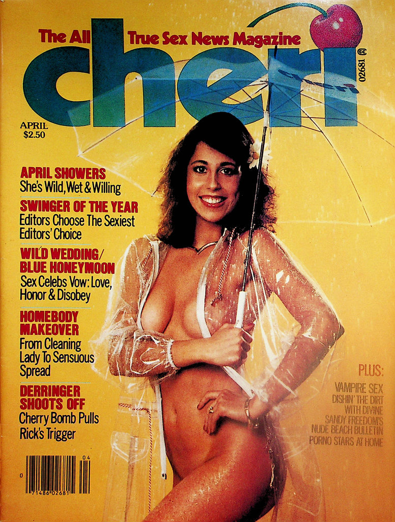 Cheri Magazine  April Showers She's Wild, Wet & Willing / Cherry Bomb  April 1979   033024lm-p