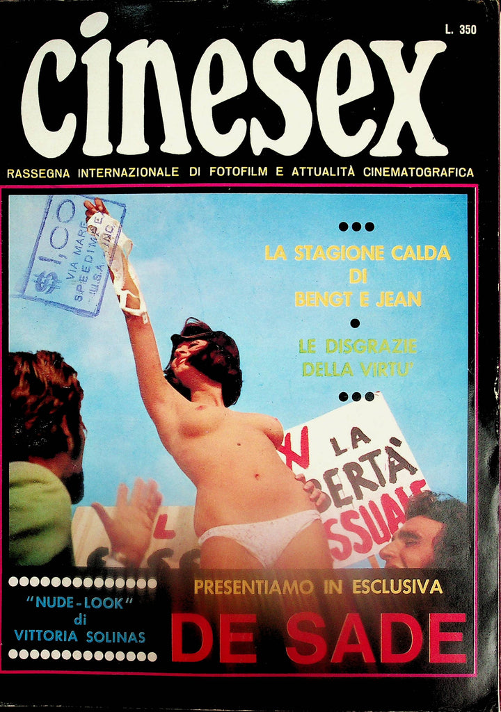 Cinesex Italian International Magazine  Presenting Exclusive De Sade  #32   1969  092025lm-p