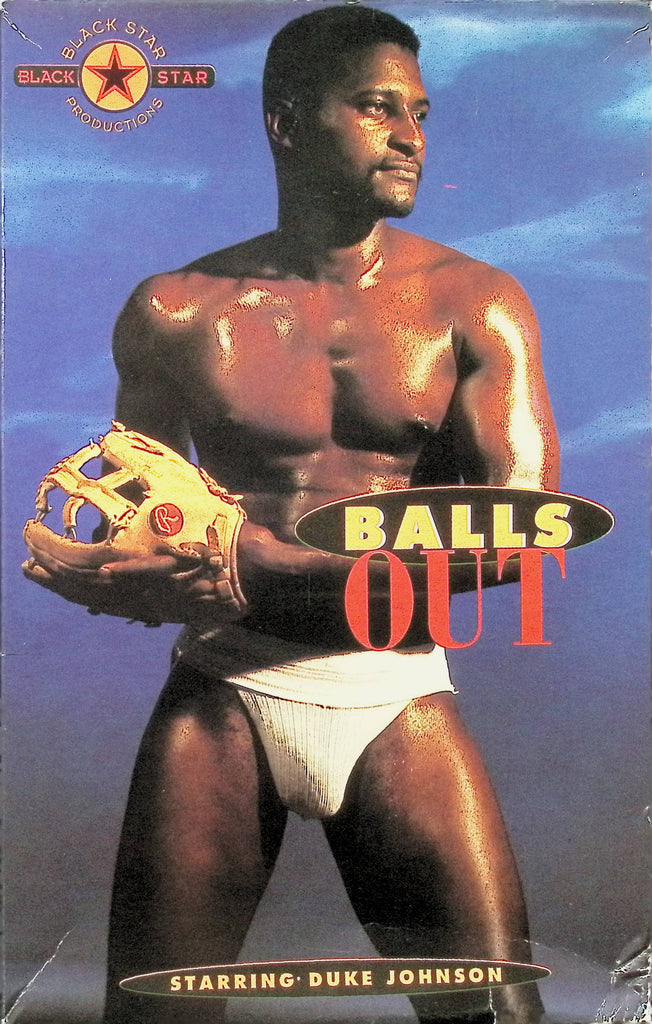 Balls Out Black Star Productions 1993 Duke Johnson Ty Thomas Tryone Newman Avrome Gay Male VHS 092024AMPVHS