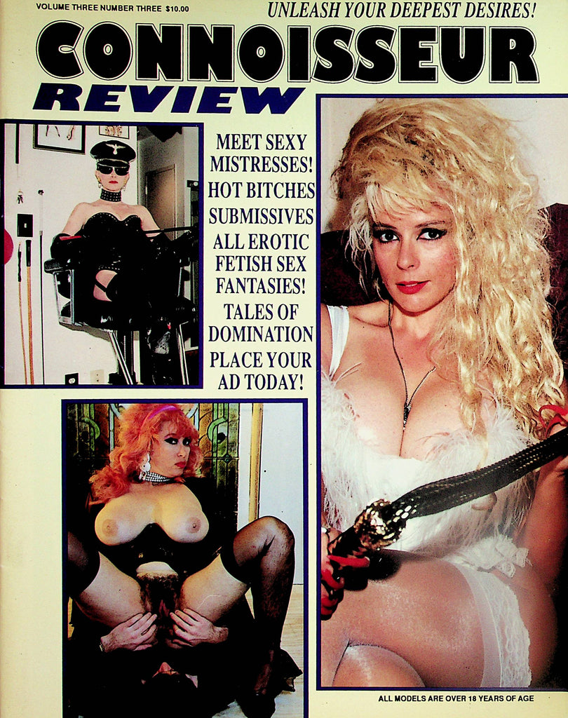 Connoisseur Review Fetish Magazine  Mistress Amanda   vol.3 #3  1990's     030424lm-p