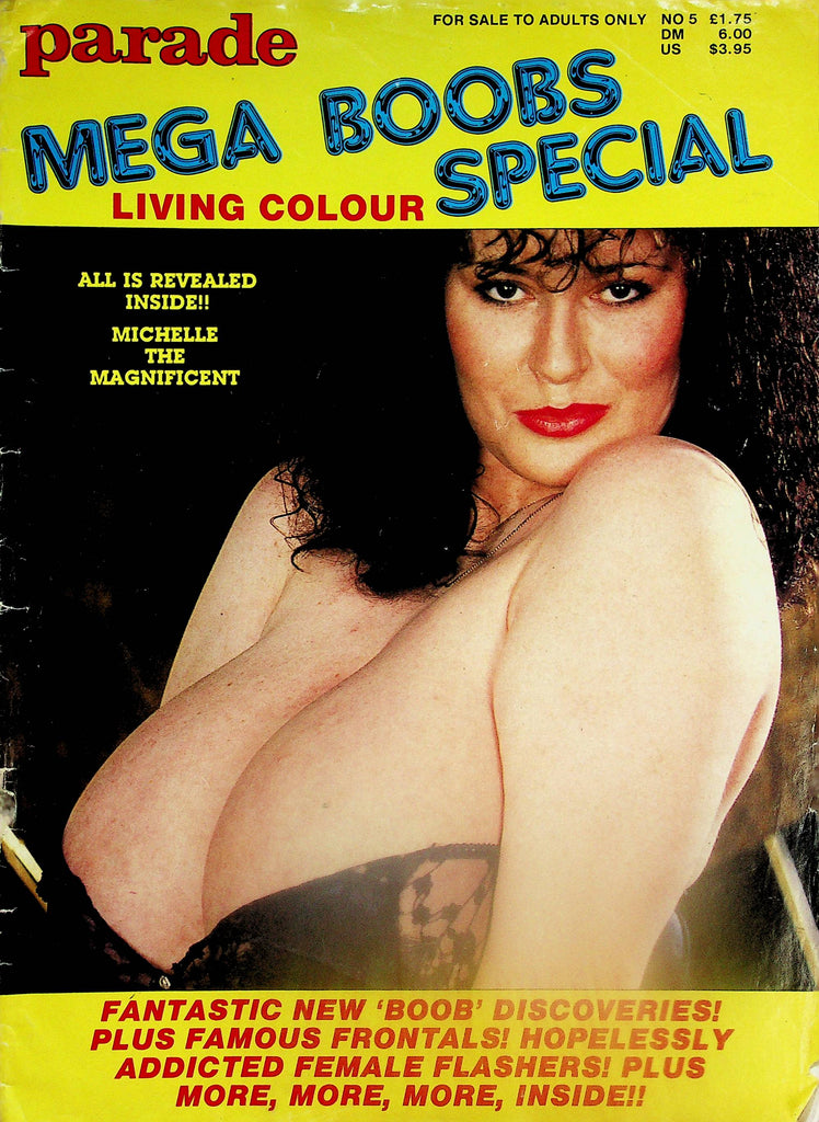 Parade Mega Boobs Special Magazine  Covergirl Lisa Phillips  #5 1980's   051225lm-p
