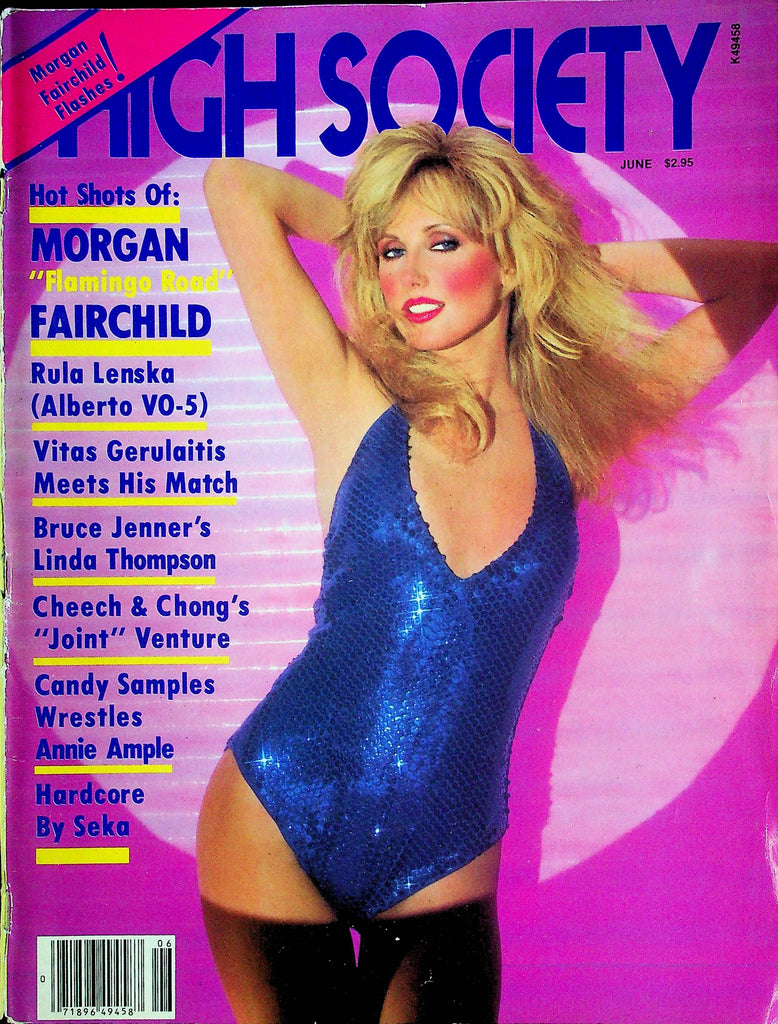 High Society Magazine Morgan Fairchild June 1981 101424RP2