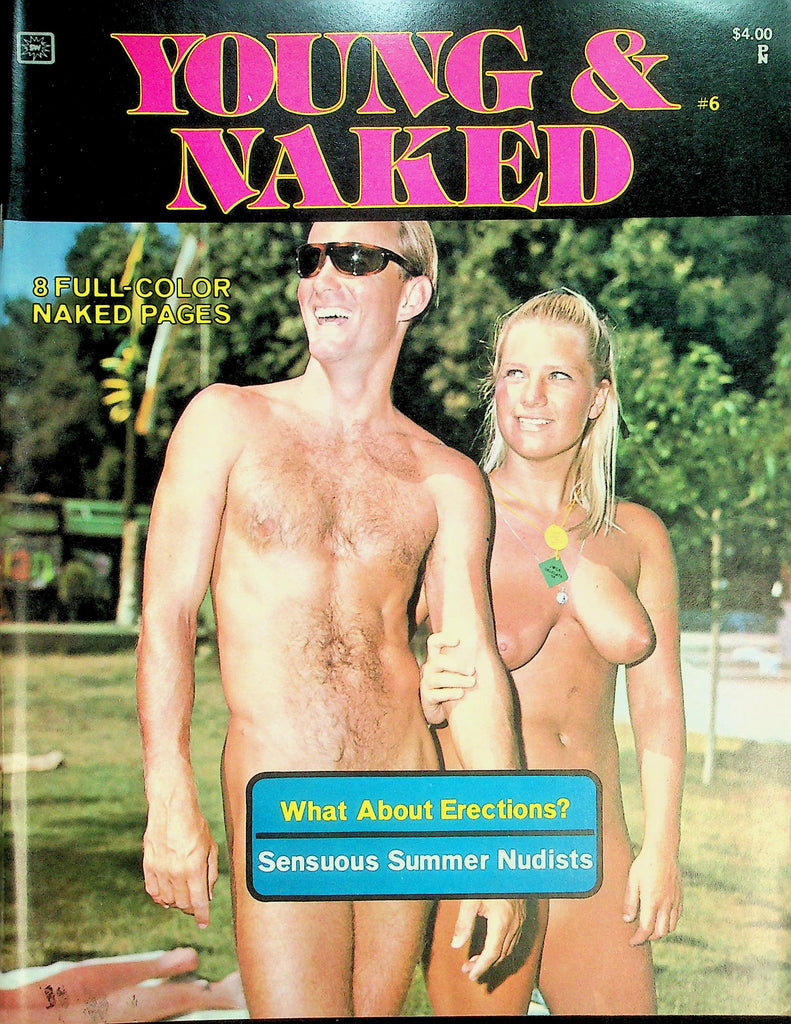 Young & Naked 18+ Nudist Magazine   What About Erections? / Sensuous Summer Nudists  #6 1960's 091426lmp-GSC