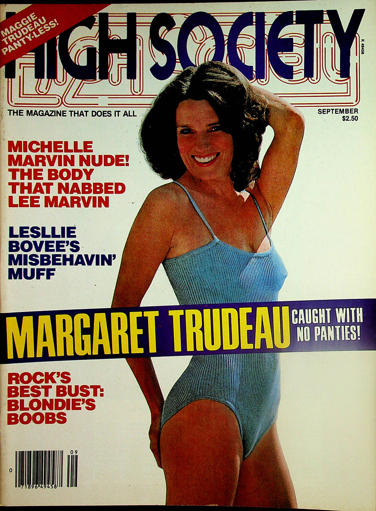 High Society Magazine  Margaret Trudeau / Lesllie Bovee  September 1979  010925lm-p