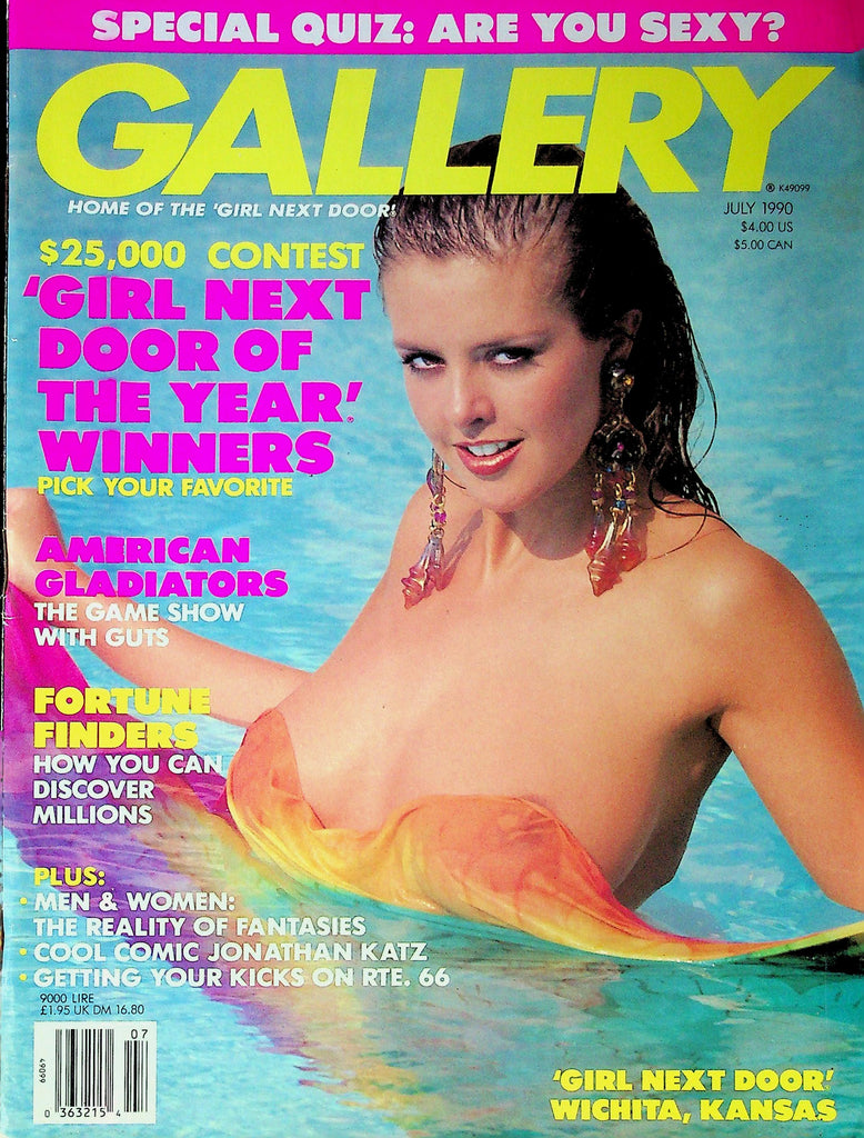 Gallery Magazine Girl Next Door Of The Year Winners July 1990 090325RP-