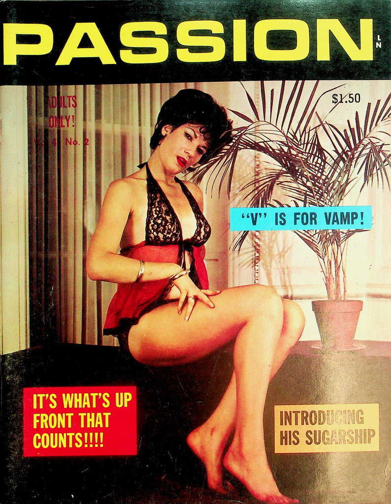Passion Magazine  "V" Is For Vamp! / The Fling's The Thing!  vol.4 #2  1960's      061626lmp-GSC
