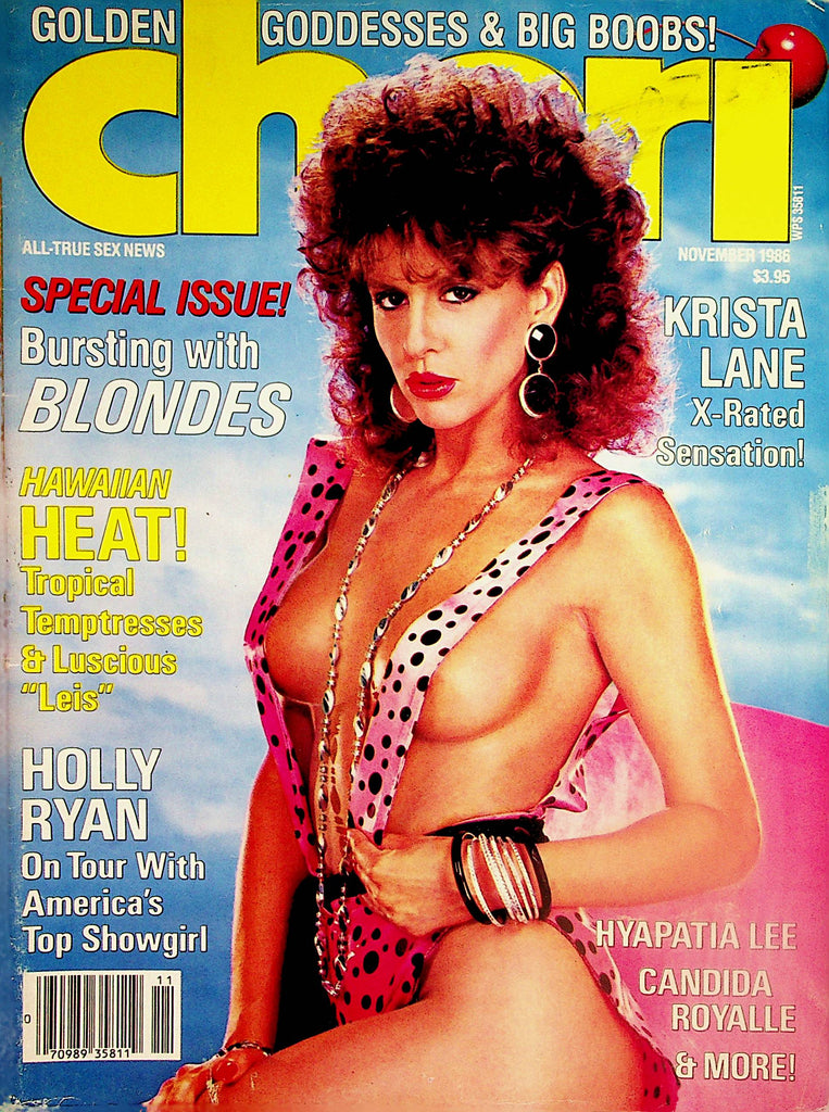 Cheri Magazine  Covergirl Krista Lane / Hyapatia Lee / Candida Royalle  November 1986    070924lm-p