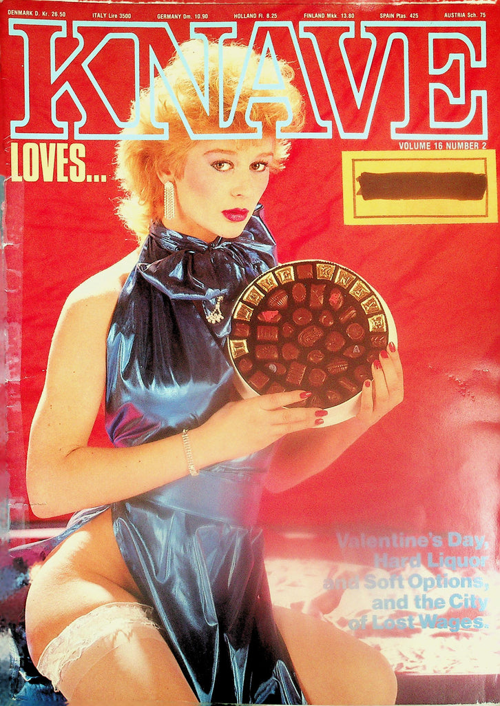 Knave Magazine   Cover/Centerfold Girl Ruth  vol.16 #2 1984     110825lm-p