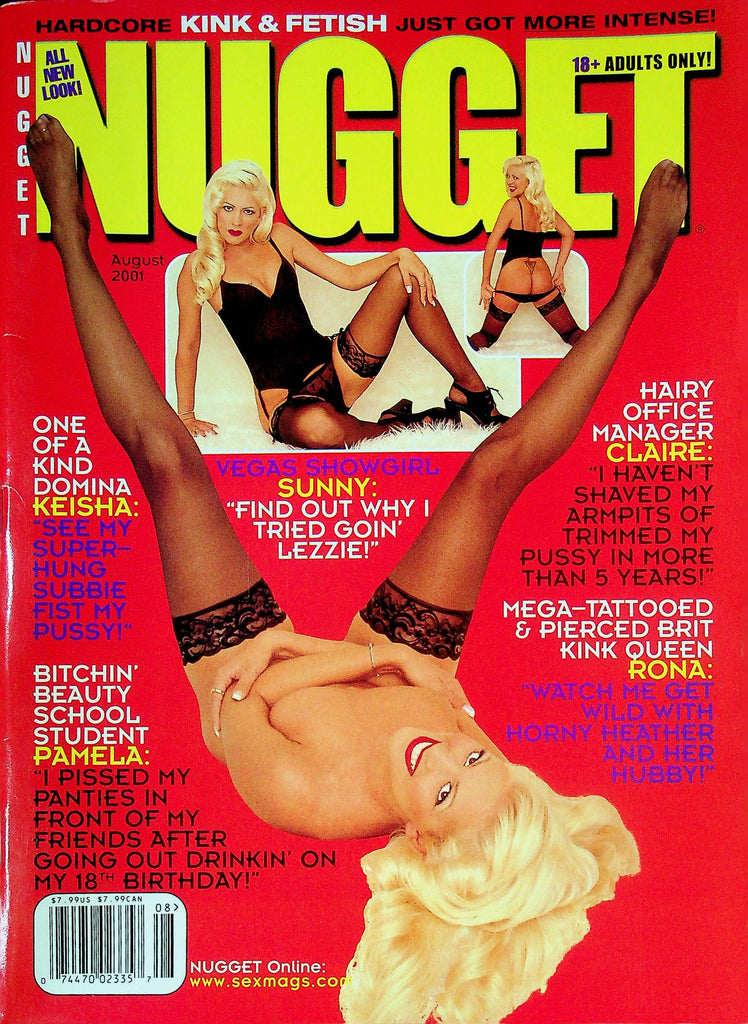 Nugget Adult BDSM Magazine Vegas Showgirl & Manager Claire August 2001 061024RP