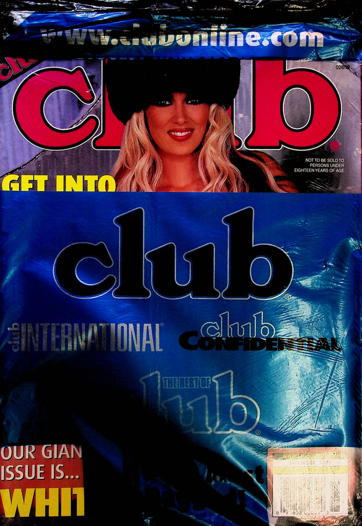 Club Magazine   Covergirl Jenna   November 2001  new/sealed            060525lm-p