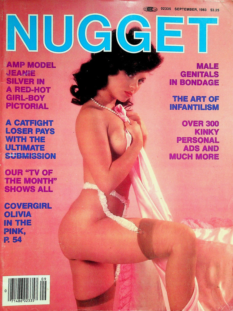 Nugget Magazine   Covergirl Olivia / Male Genitals In Bondage  September 1983    031926lmp