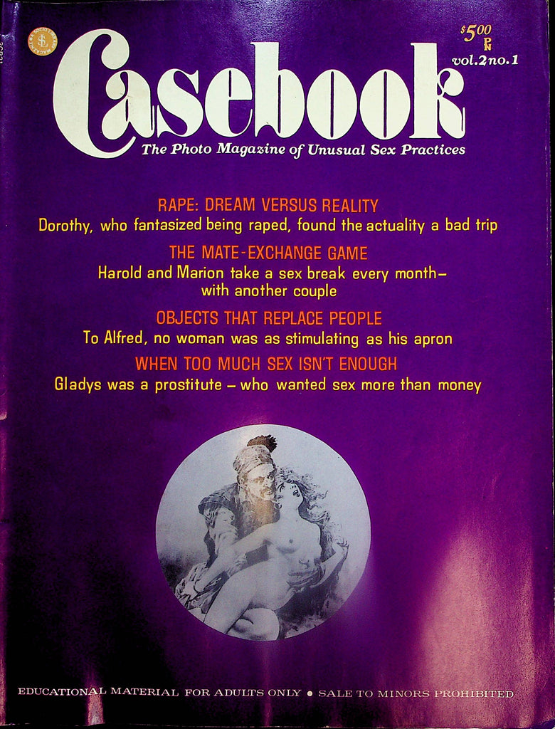 Casebook The Photo Magazine Of Unusual Sex Practices vol.2 #1  1972   072624lm-p2