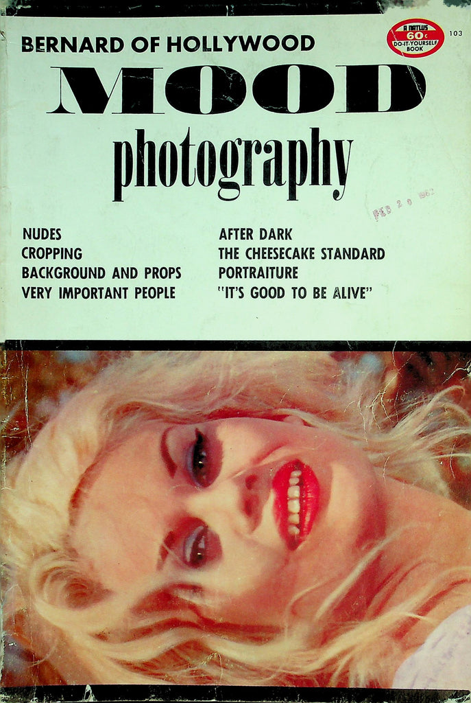 Bernard Of Hollywood Mood Photography Vintage Magazine  Marilyn Monroe, Julie Newman  #103 1962    022326lmp