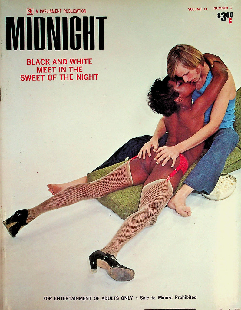 Midnight Magazine  Black And White Meet In The Sweet Of The Night  vol.11 #1 1973   082326lmp-GSC