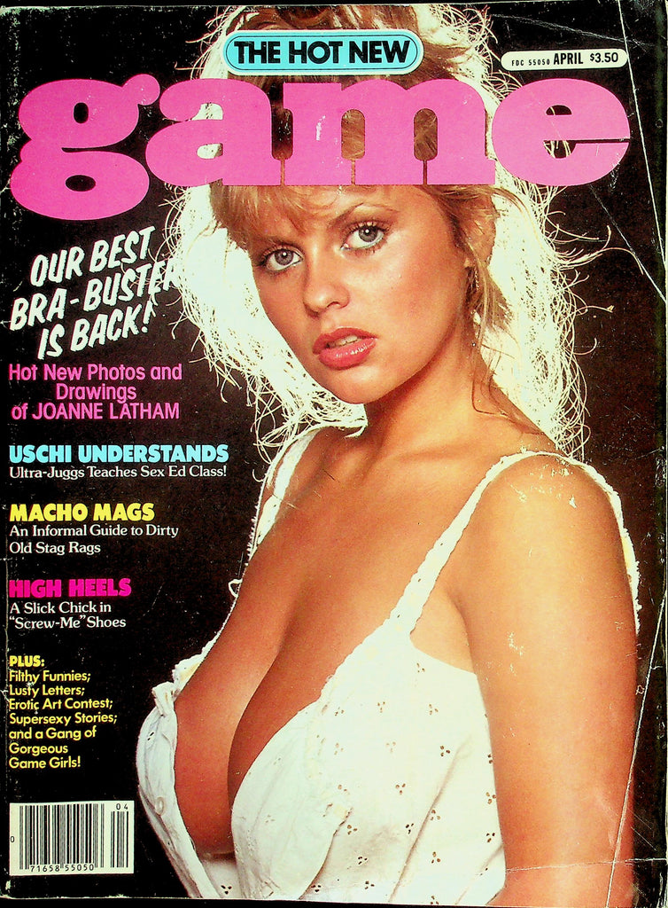 Game Magazine  Bra-Buster Joanne Latham Is Back! / Uschi Digard  April 1982     050826lmp