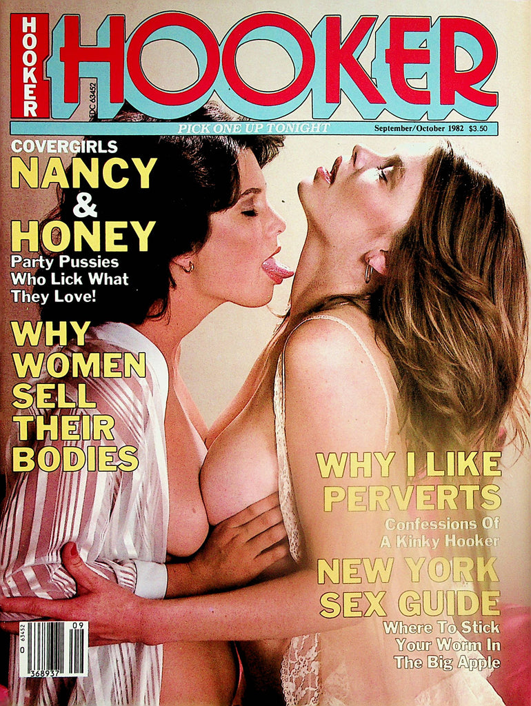 Hooker Magazine   Covergirls Nancy & Honey / New York Sex Guide  September 1982 121324lm-p
