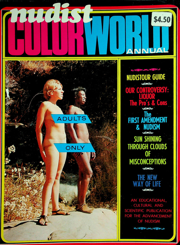 Nudist Color World Annual Magazine  The New Way Of Life / Nudistour Guide  1960's    070926lmp-GSC