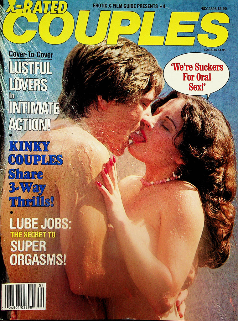 X-Rated Couples Magazine   Lustful Lovers In Intimate Action!  #4 1986   032425lm-p
