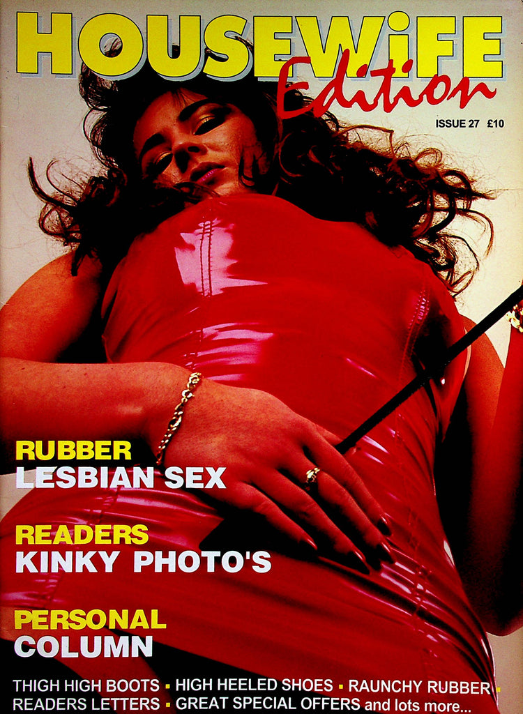 Housewife Edition Magazine Rubber Lesbian Sex / Thigh High Boots & High Heeled Shoes  #27     1990's     121423lm-p2