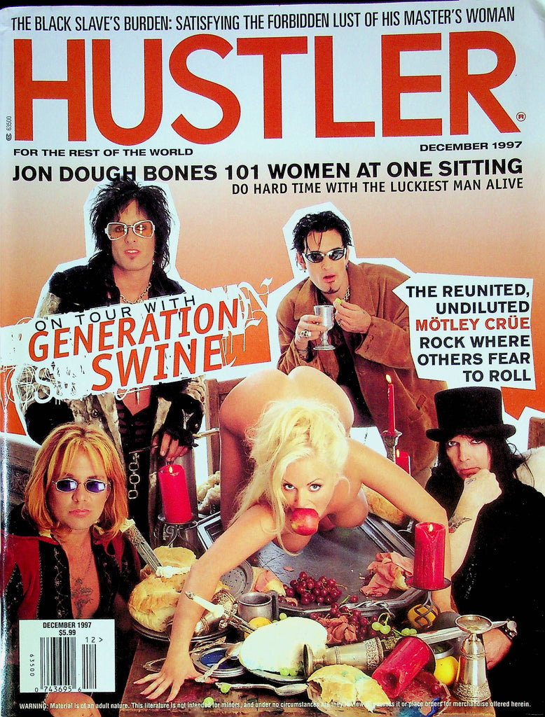Hustler Magazine Motley Crue December 1997 110923RP