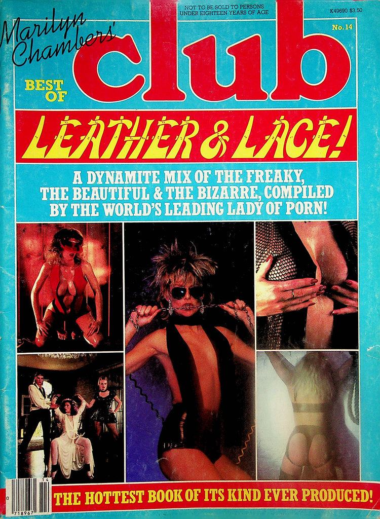 Marilyn Chambers Best Of Club Magazine  Leather & Lace!  #14  1981 Paul Raymond  030425lm-p