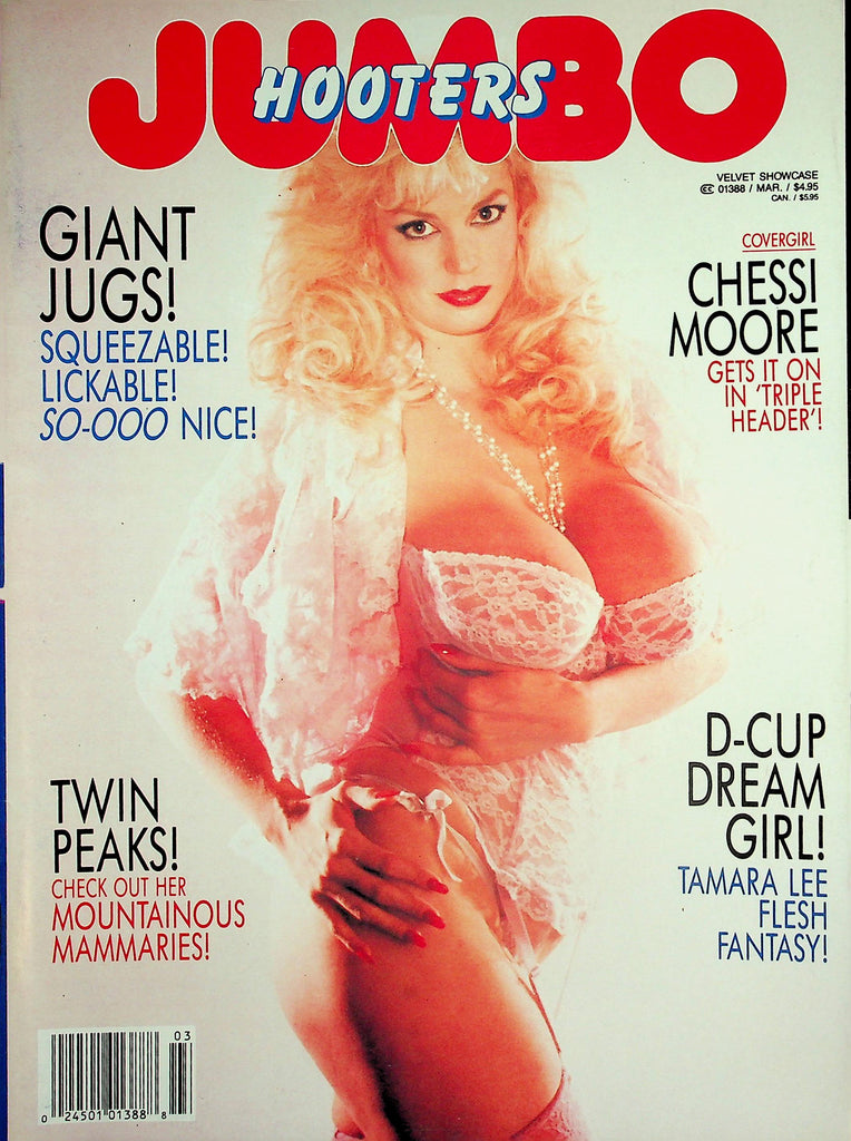 Jumbo Hooters Busty Magazine  Covergirl Chessi Moore / Tamara Lee  March 1991     051226lmp