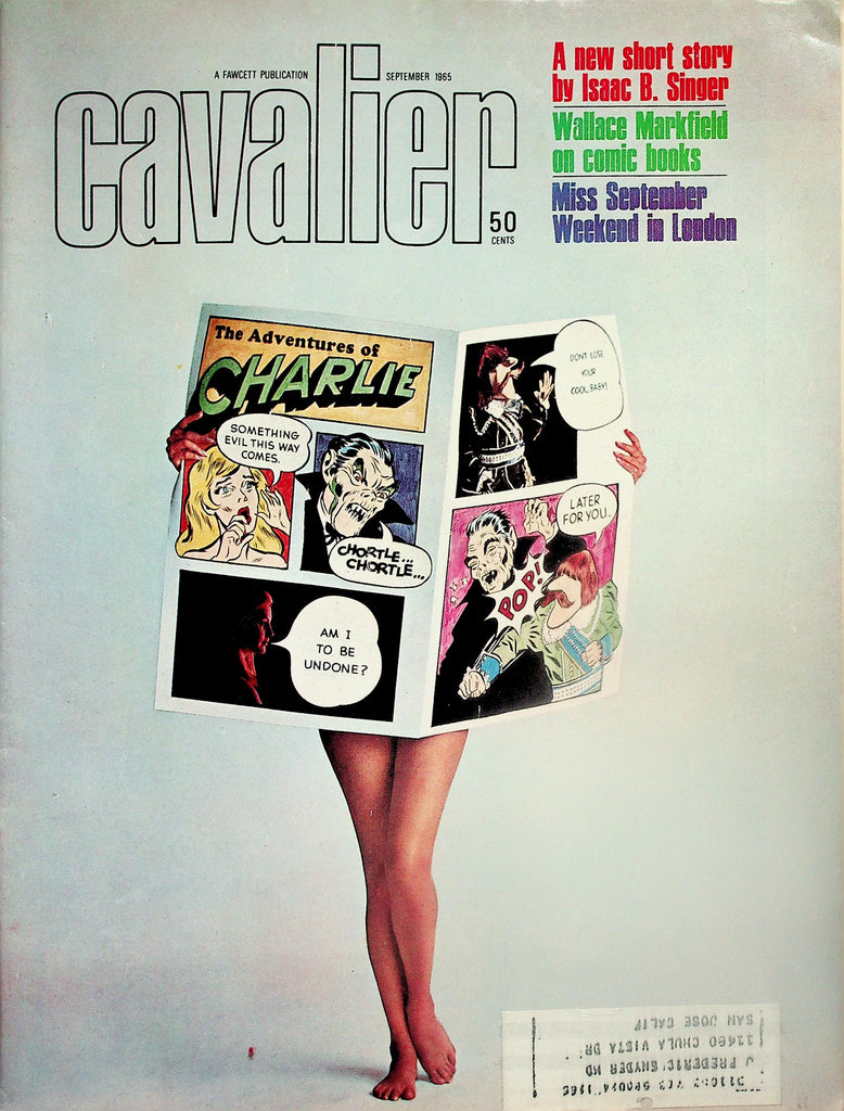Cavalier Magazine  Wallace Markfield On Comics  September 1965   111625lm-p