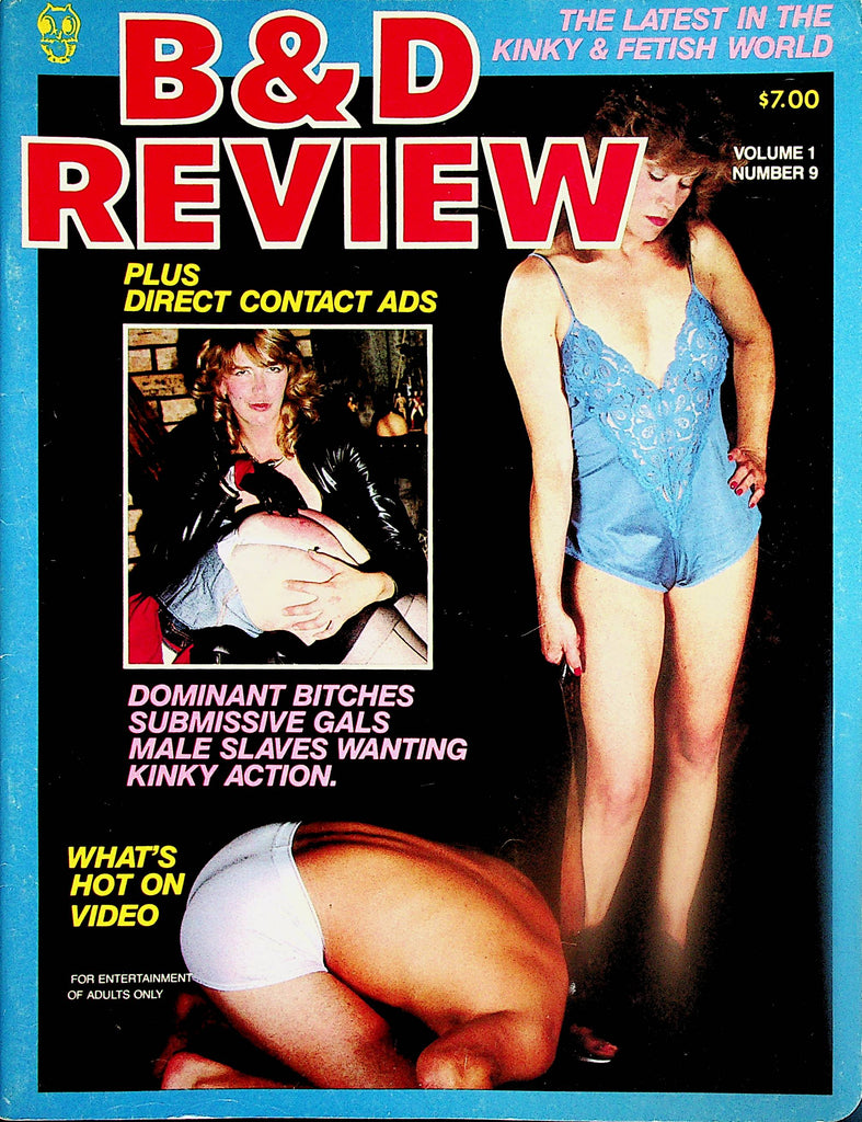 B & D Review Fetish Contact Magazine  vol.1 #9     121823lm-p
