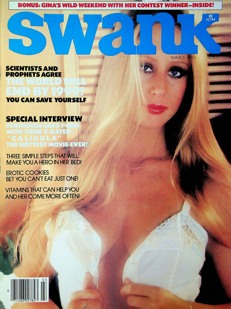 Swank Magazine X-Rated Caligula Interview & Gina's Weekend March 1980 051023RP