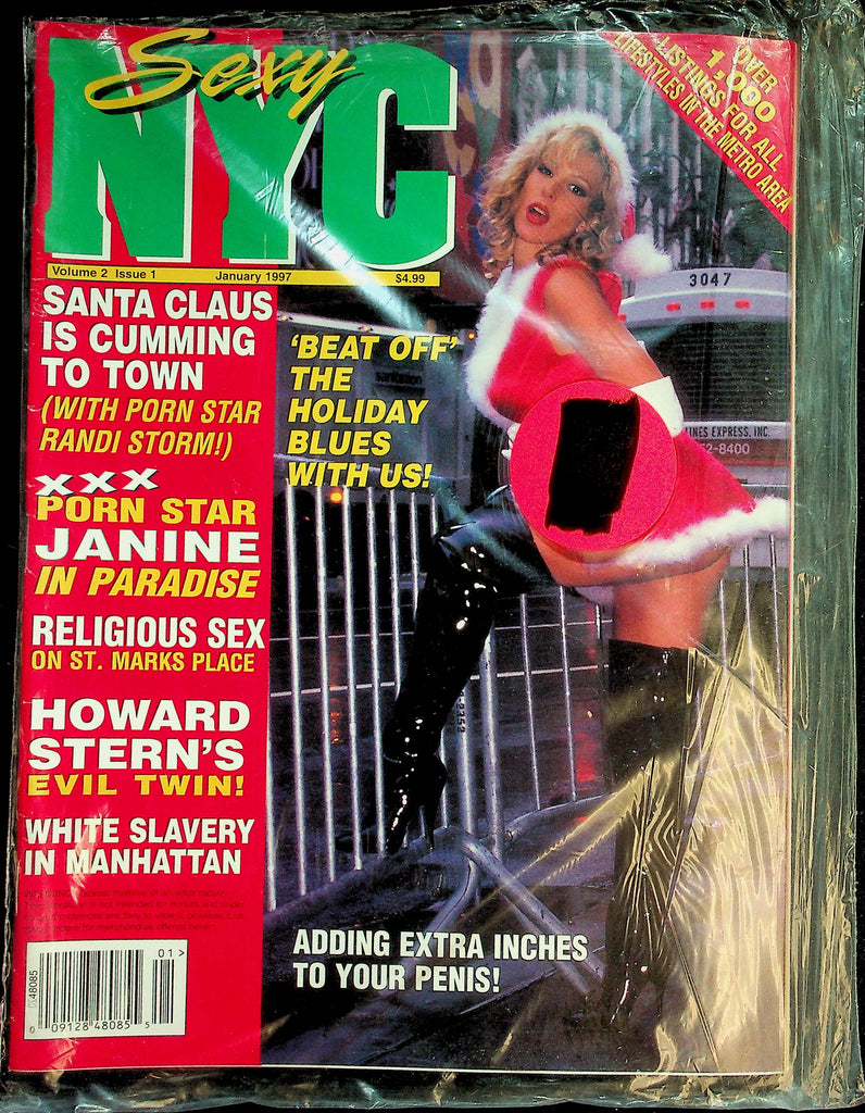 Sexy Magazine  Santa Claus Is Cumming To Town With Randi Storm / Janine  January 1997  new/sealed    031126lmp
