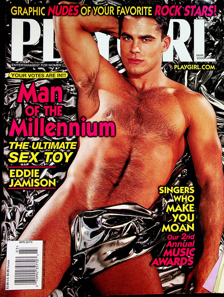 Playgirl Magazine  Man Of The Millennium Eddie Jamison  March 2000      051323lm-p