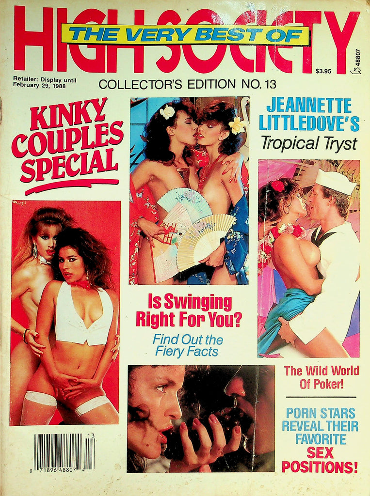 Very Best Of High Society Magazine  Kinky Couples Special - Jeannette Littledove / Sushi For Two  #13  1988    040126lmp