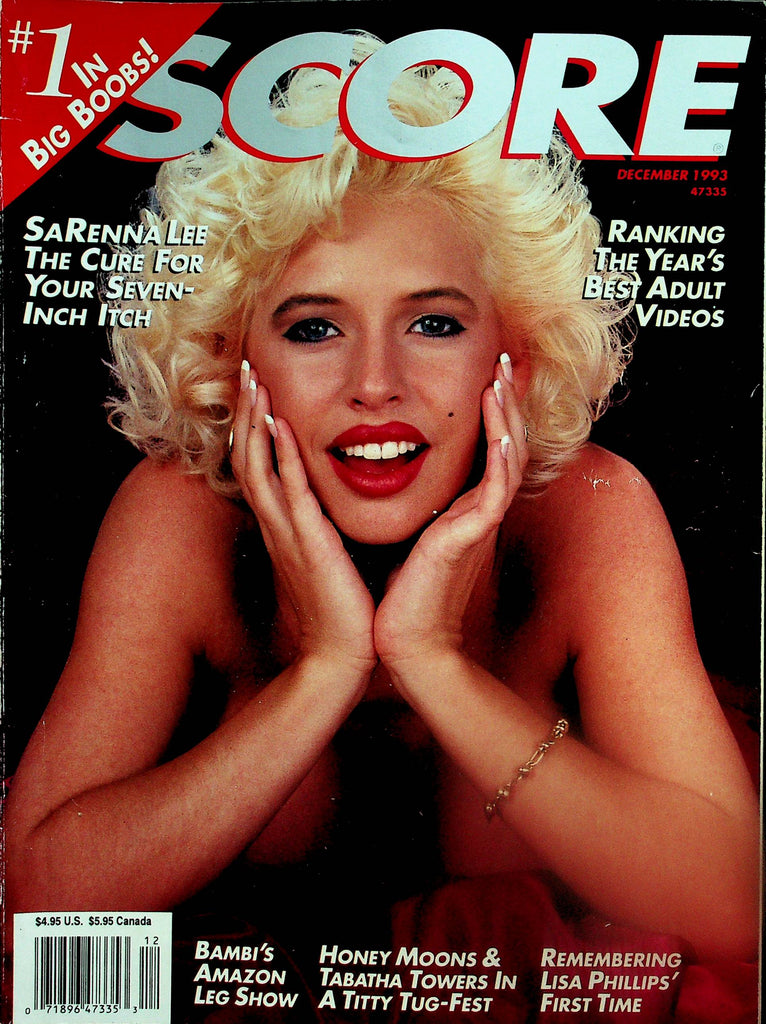 Score Busty Magazine  Covergirl SaReena Lee/ Honey Moons, Lisa Phillips December 1993     090825lm-p
