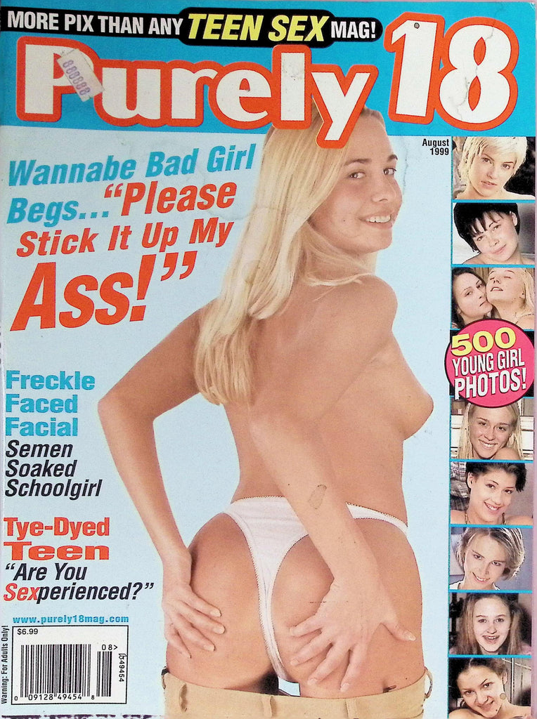 Purely 18 Magazine August 1999 Freckle Faced Facial 100226LLP