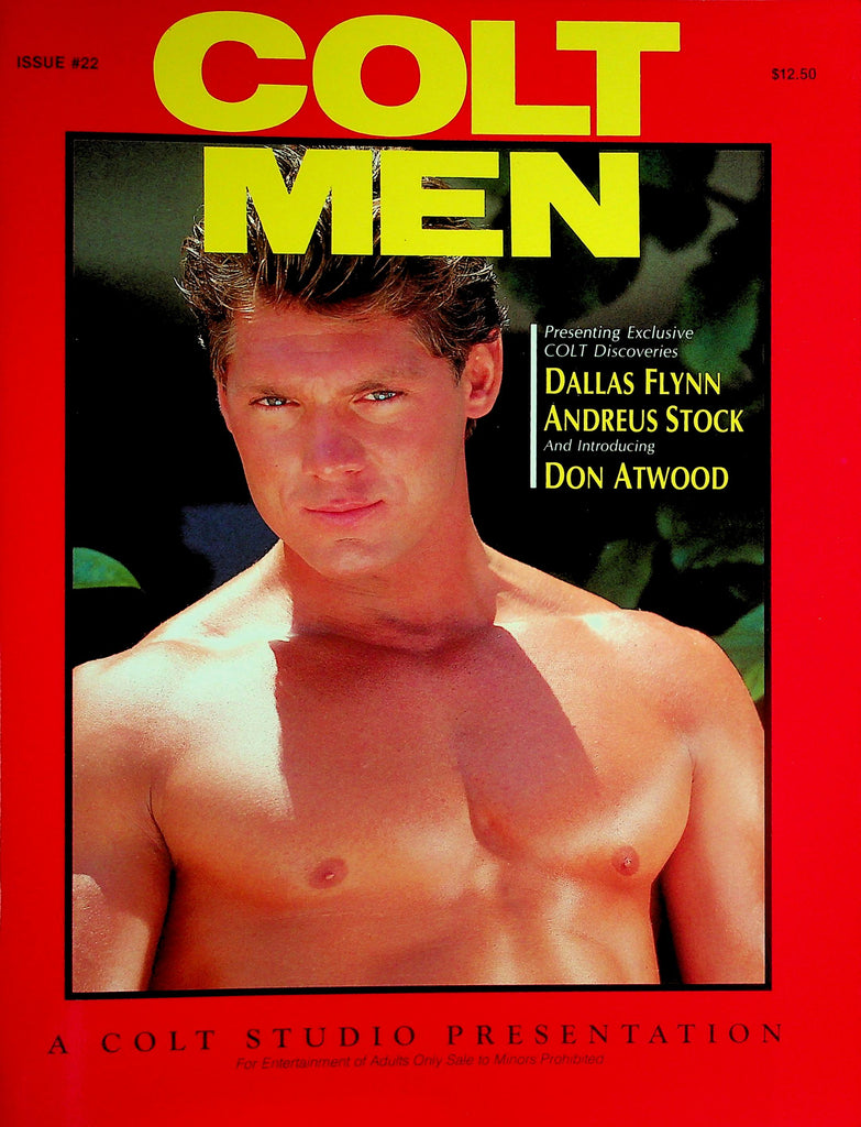 Colt Men Gay Interest Magazine Dallas Flynn, Andreus Stock & More!  #22  1989   Colt Studio Presentation     041426lmp