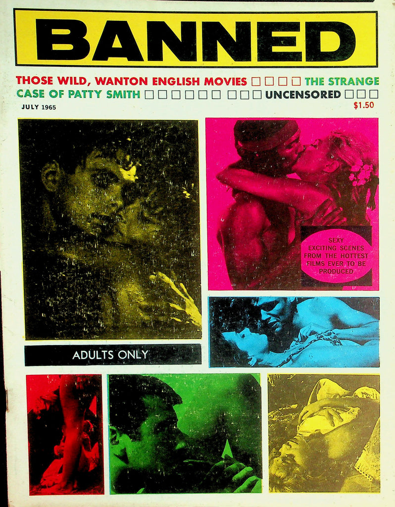 Banned Magazine  Those Wild, Wanton English Movies The Strange Case Of Patty Smith / Jayne Mansfield  July 1965    080826lmp-GSC
