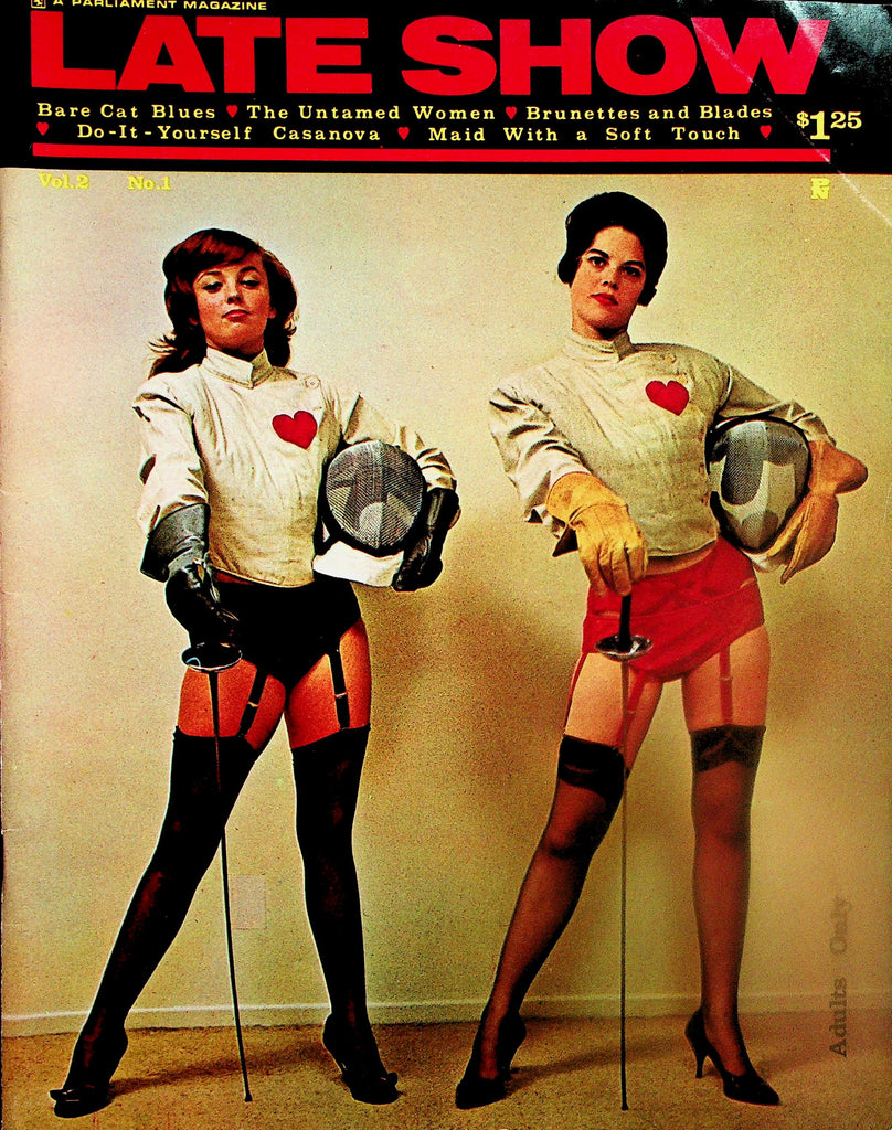 Late Show Magazine   The Untamed Women / Brunettes and Blades  vol.2 #1  1964  Parliament Publication   122125lmp