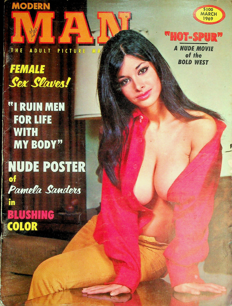 Modern Man Magazine  Cover/Centerfold Girl Joyce Gibson  March 1969    072226lmp-GSC