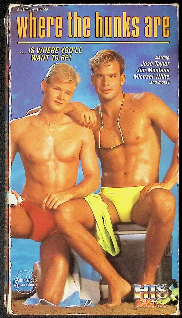 Where The Hunks Are His Video, A Division Of Vca Labs, Inc. Gay VHS 1991 102924JKVHS4