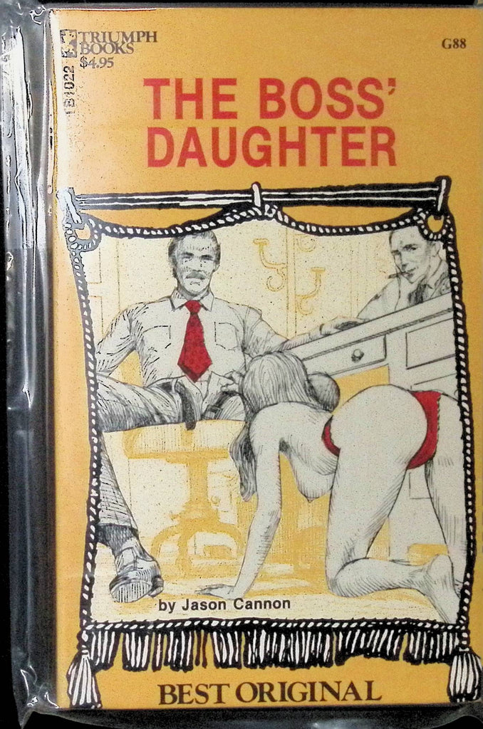 The Boss' Daughter by Jason Cannon Best Original Triumph Books Greenleaf Classics 1970s Adult Novel -042224AMP