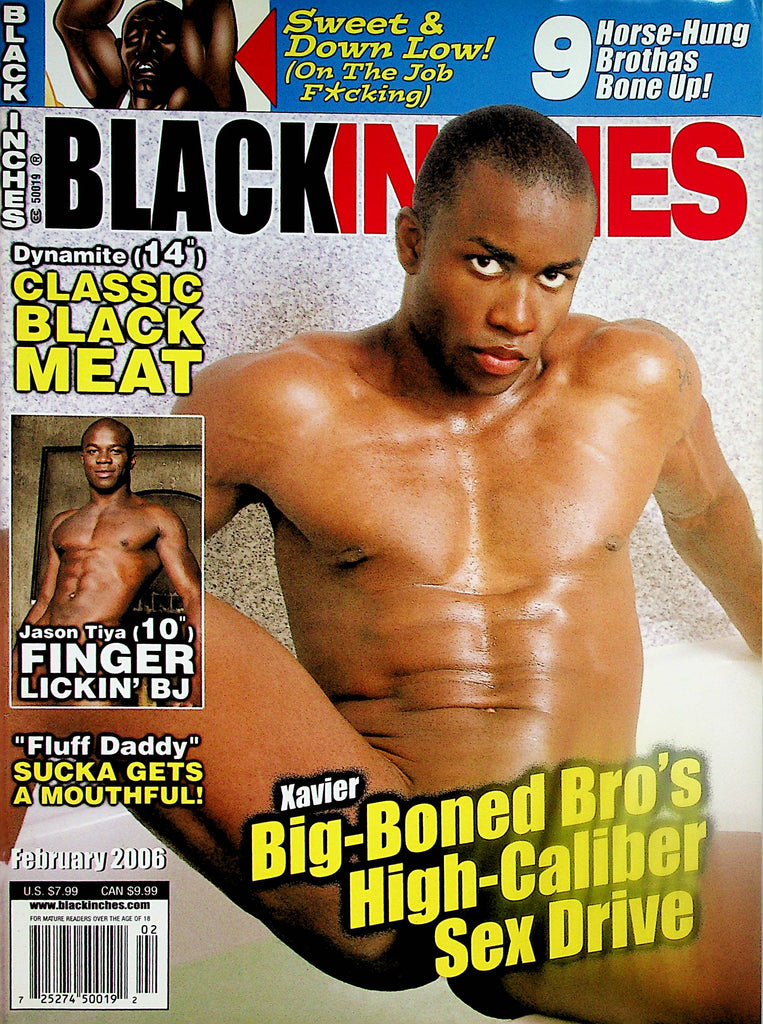 Black Inches Gay Magazine   Xavier  Big-Boned Bro  February 2006   061524lm-p